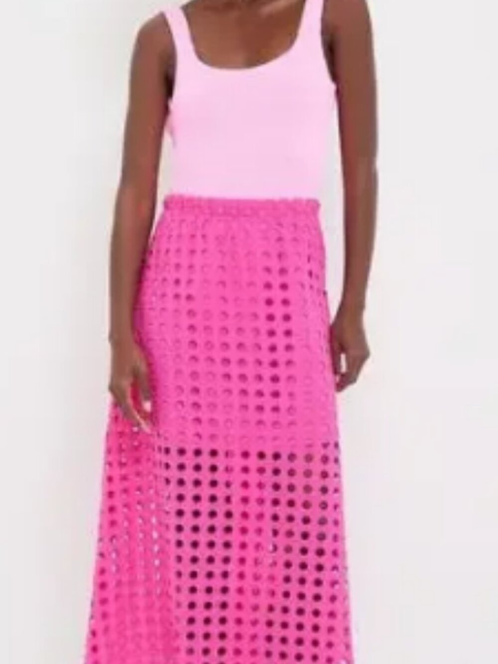 Hot Pink Maxi Skirt (TuckerNuck)